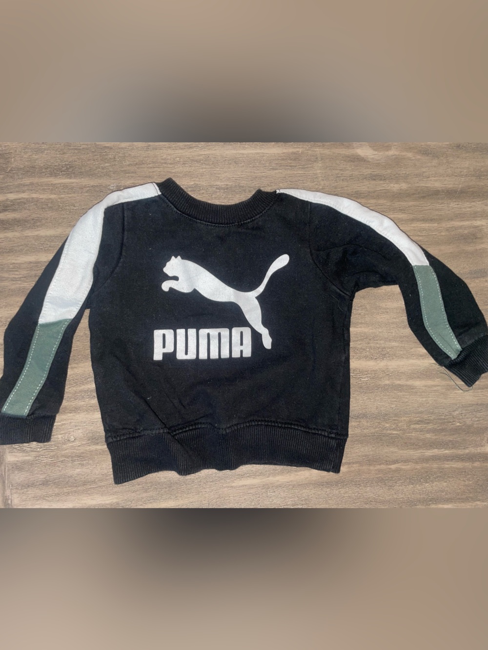 Puma Black & Gray Kids Colorblock Sweatshirt and Jogger Set - Picture 2 of 7
